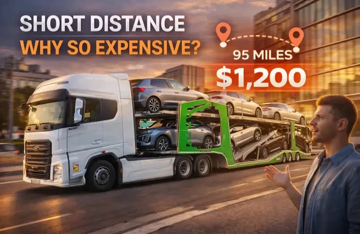 Why Short-Distance Car Shipping Can Be More Expensive